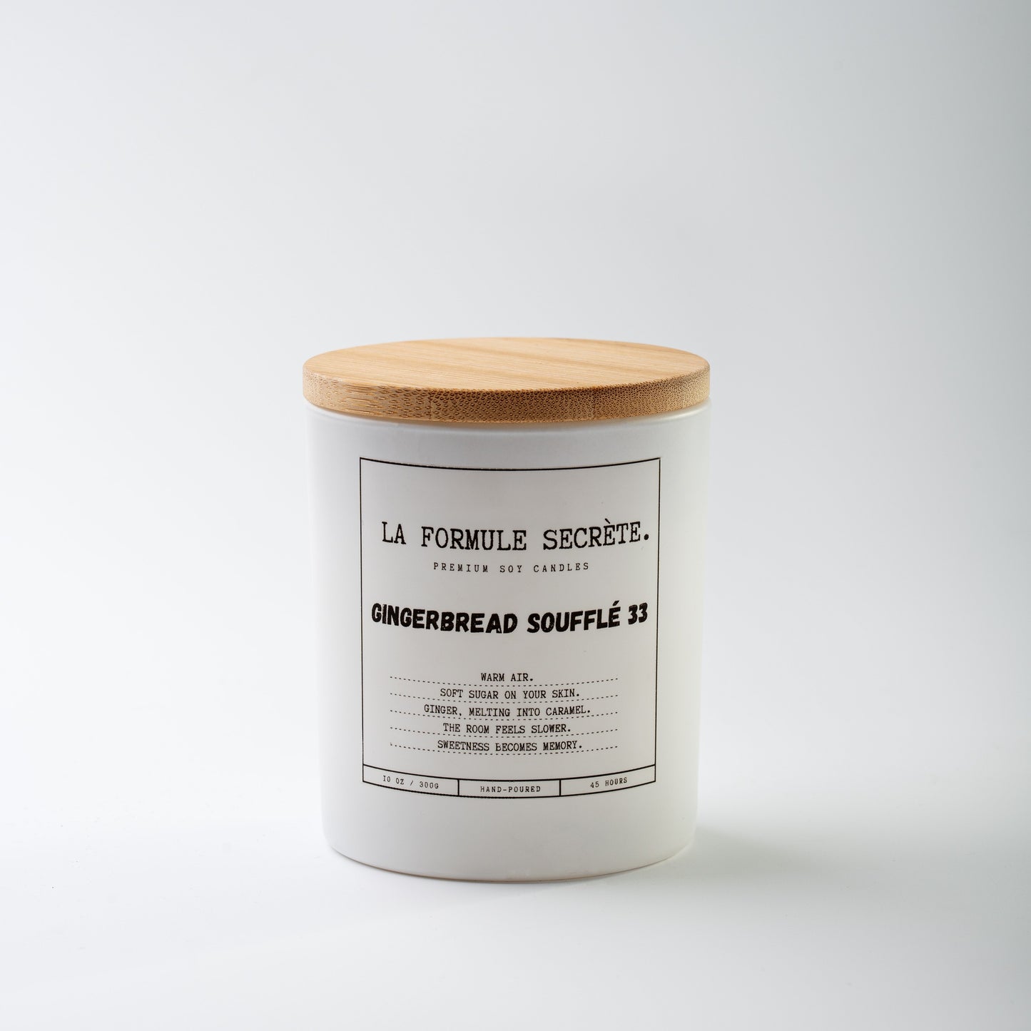LA FORMULE SECRÈTE | GINGERBREAD SOUFFLÈ 33| Премиум соева свещ