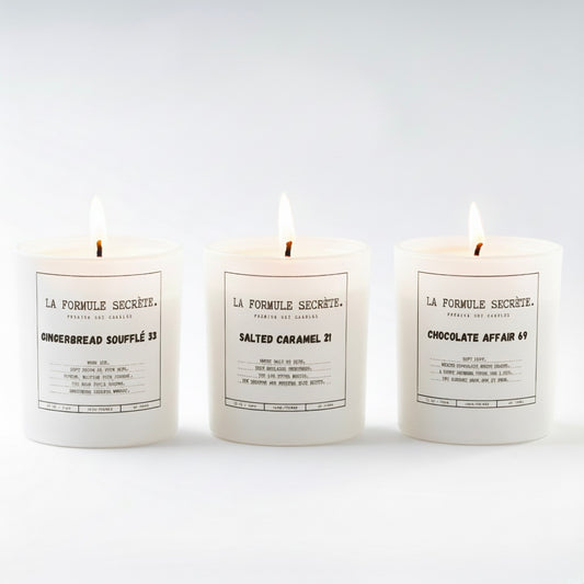 Комплект от 3 гурме свещи | LA FORMULE SECRÈTE